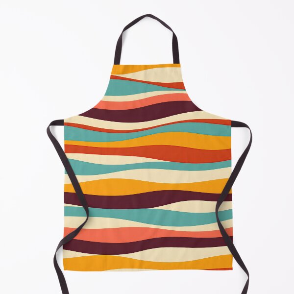 Item preview, Mid Century Modern Liquid Swirl, Orange, Green #3 designed and sold by Prints and Lifestyle.
