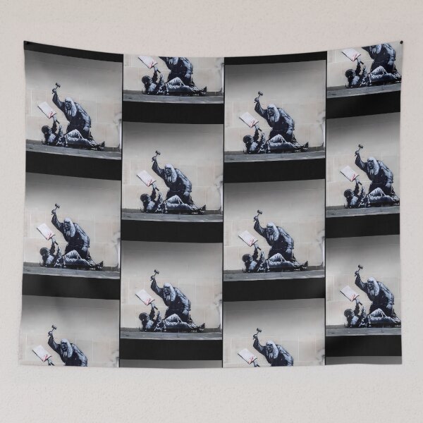 Item preview, Banksy Artwork Royal Courts Of Justice designed and sold by JoshShipmann.
