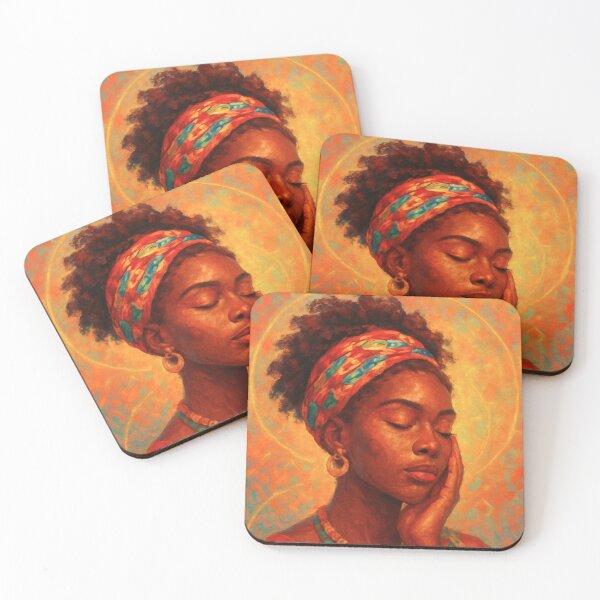 Item preview, Vibrant African American Portrait: Pride and Self-Love designed and sold by JOSTH.