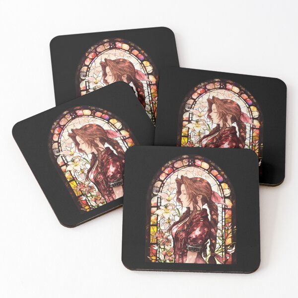 Item preview, Stained Glass Aerith designed and sold by KelseyBernal.