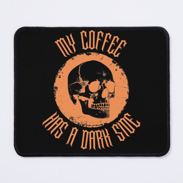 Item preview, My Coffee Has a Dark Side Gothic Skull Coffee Lover Design designed and sold by TheTrendsDesk.
