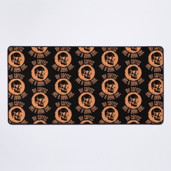 Item preview, My Coffee Has a Dark Side Gothic Skull Coffee Lover Design designed and sold by TheTrendsDesk.