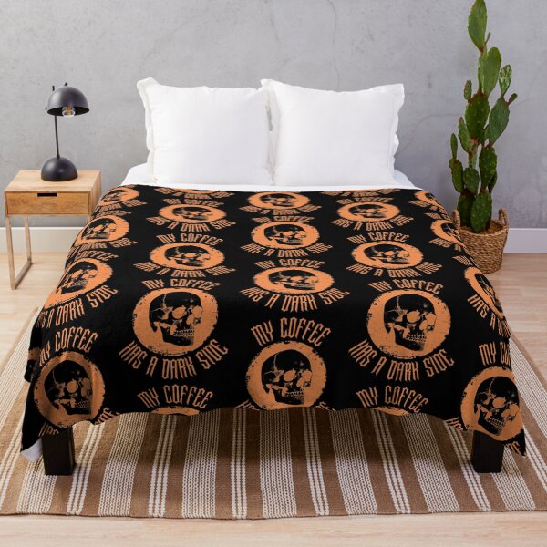 Item preview, My Coffee Has a Dark Side Gothic Skull Coffee Lover Design designed and sold by TheTrendsDesk.