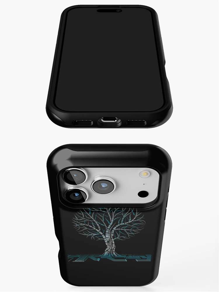 Thumbnail 3 of 4, iPhone Case, Cool Binary Tree Coding Computer Science designed and sold by JoshShipmann.