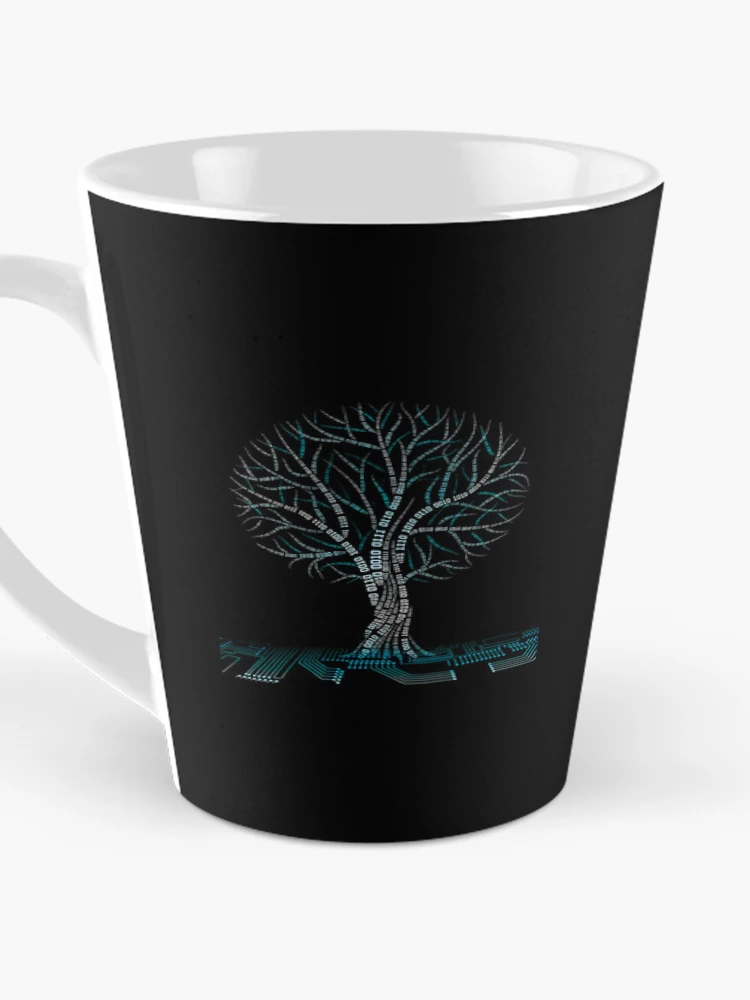 Thumbnail 3 of 4, Coffee Mug, Cool Binary Tree Coding Computer Science designed and sold by JoshShipmann.