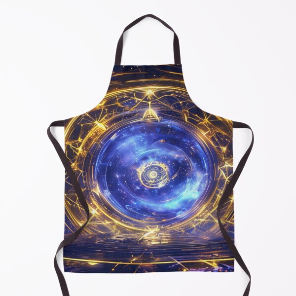 Item preview, Mystical Cosmic Portal - Golden Sacred Geometry in Space designed and sold by Cristhian Almanza.