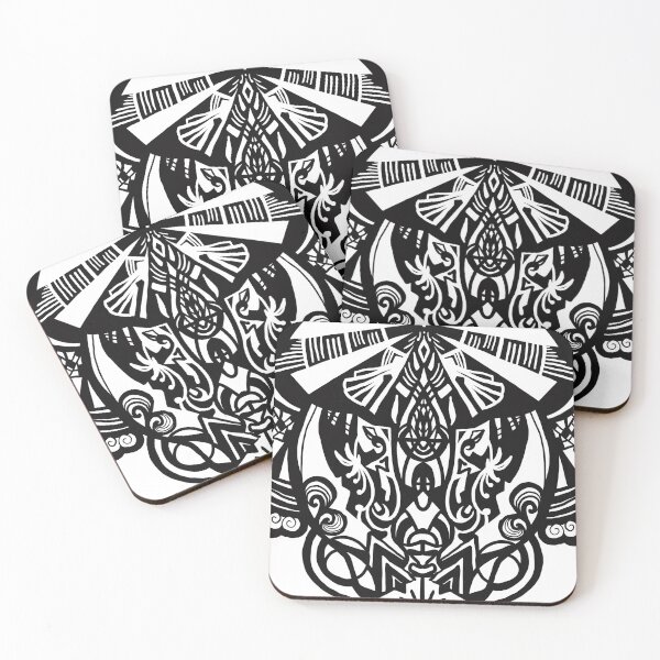 Item preview, Symmetrical Black and White, Warrior designed and sold by Carlietown.