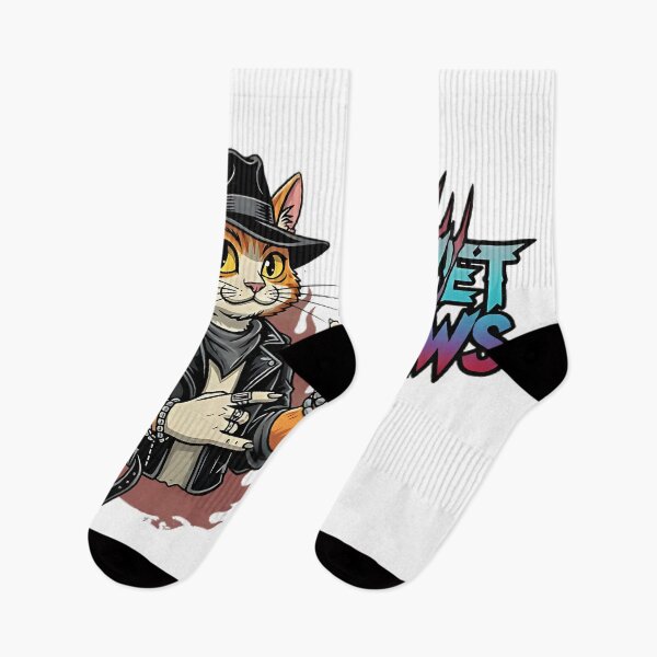 Item preview, Velvet Claws – Cool Rock Band Cat Design designed and sold by GeorgePaynea.