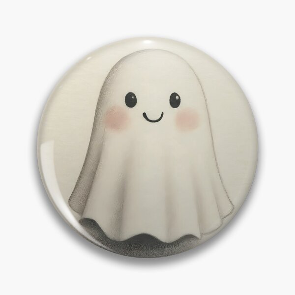 Item preview, Cute Ghost Art, Kawaii Halloween Decor, Neutral Nursery, Spooky Season designed and sold by shopcanva.