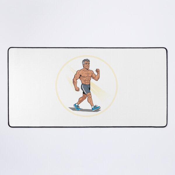 Item preview, Bodybuilder Daddy Running Jogging designed and sold by muscledaddies.