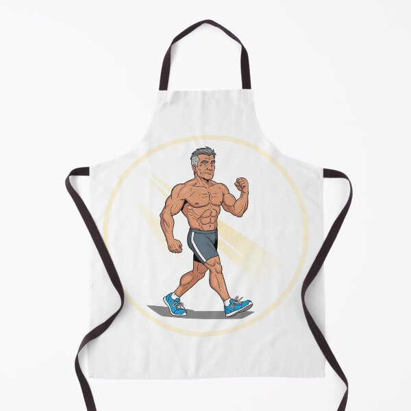 Item preview, Bodybuilder Daddy Running Jogging designed and sold by muscledaddies.