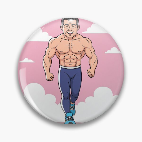 Item preview, Muscular Dad Running Jogging designed and sold by muscledaddies.