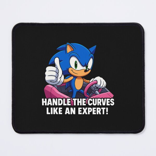 Item preview, Sonic Handles Curves Like An Expert Classic T-Shirt designed and sold by sueowpekri.