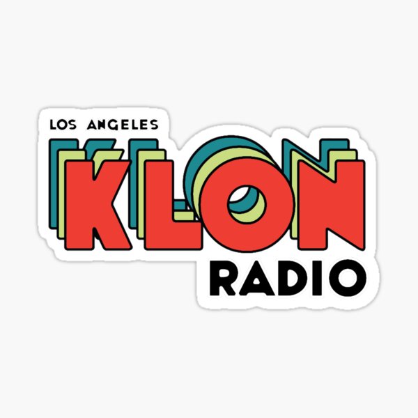 KLON Radio II Sticker