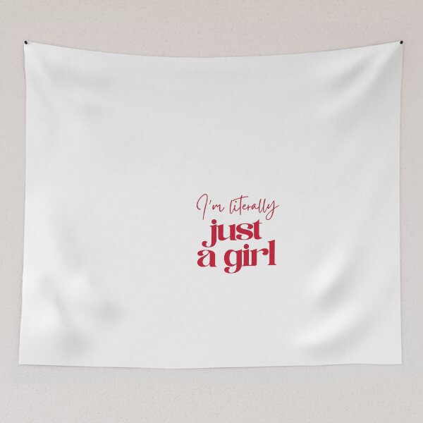 Item preview, Im Literally Just a Girl Aesthetic Quote designed and sold by wallflowershop.