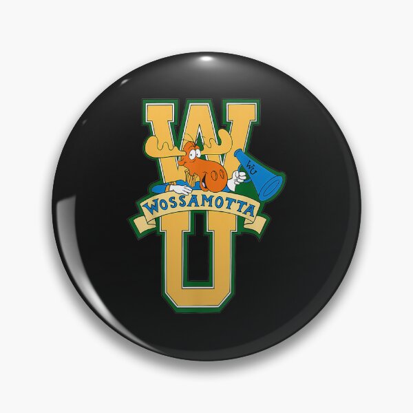 Item preview, Rocky And Bullwinkle Wossamotta U Logo Graphic designed and sold by WilliamBarth8.