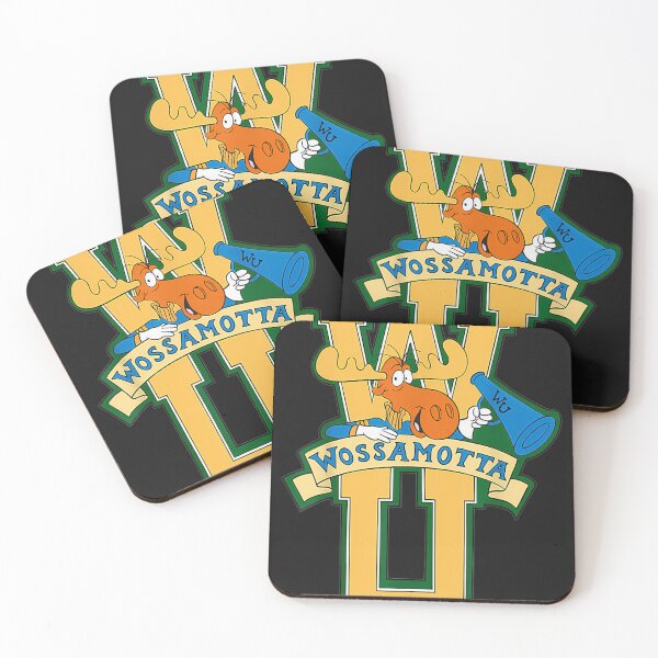 Item preview, Rocky And Bullwinkle Wossamotta U Logo Graphic designed and sold by WilliamBarth8.