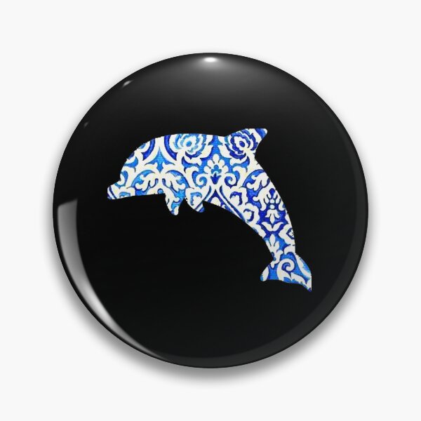 Item preview, Blue And White Dolphin 	 	 designed and sold by qemwhgxwwqh92.