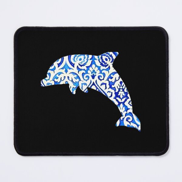 Item preview, Blue And White Dolphin designed and sold by qemwhgxwwqh92.