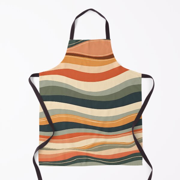 Item preview, Mid Century Modern Liquid Swirl, Orange, Green #2 designed and sold by Prints and Lifestyle.