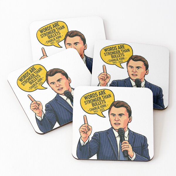 Item preview, Charlie Kirk, Words Are Stronger Than Bullets Charlie Kirk designed and sold by francous03.