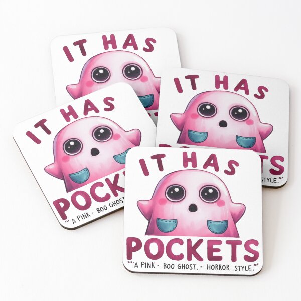 Item preview, Cute Pink Ghos It Has Pockets designed and sold by francous03.