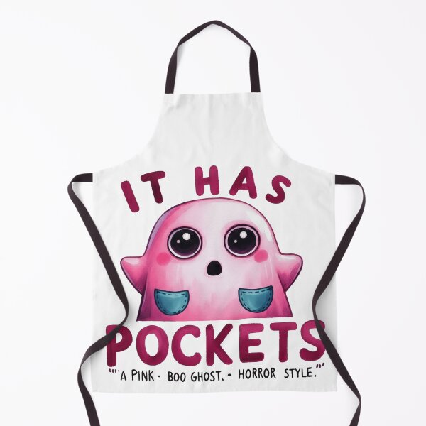 Item preview, Cute Pink Ghos It Has Pockets designed and sold by francous03.