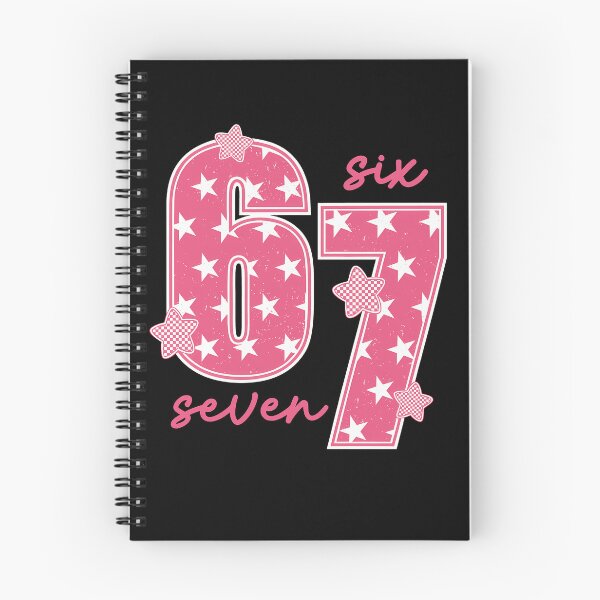 Item preview, 67 Six Seven Pink Stars Birthday Graphic designed and sold by Janetaq65.