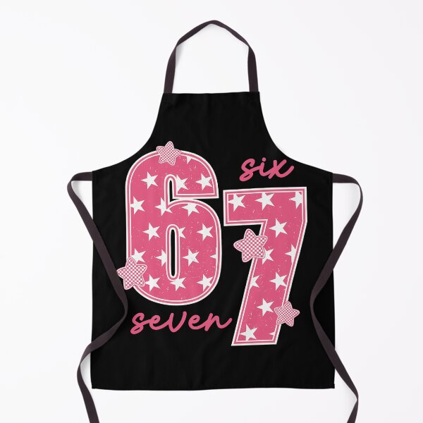 Item preview, 67 Six Seven Pink Stars Birthday Graphic designed and sold by Janetaq65.