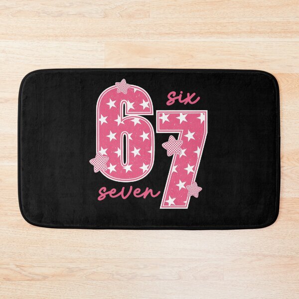 Item preview, 67 Six Seven Pink Stars Birthday Graphic designed and sold by Janetaq65.