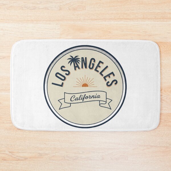 Item preview, Los Angeles Vintage Travel Stamp — Palm-Integrated Typography Badge designed and sold by Happyfreedom.