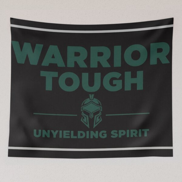 Item preview, Warrior Tough – Unyielding Spirit Spartan Helmet Motivational Design designed and sold by ReginaTrevino.
