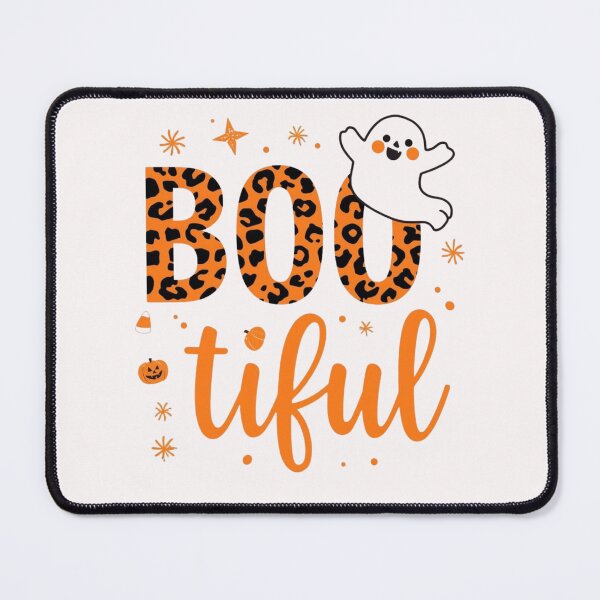 Item preview, Boo-tiful Cute Ghost Leopard Print Halloween T-Shirt designed and sold by FestivityFinds.