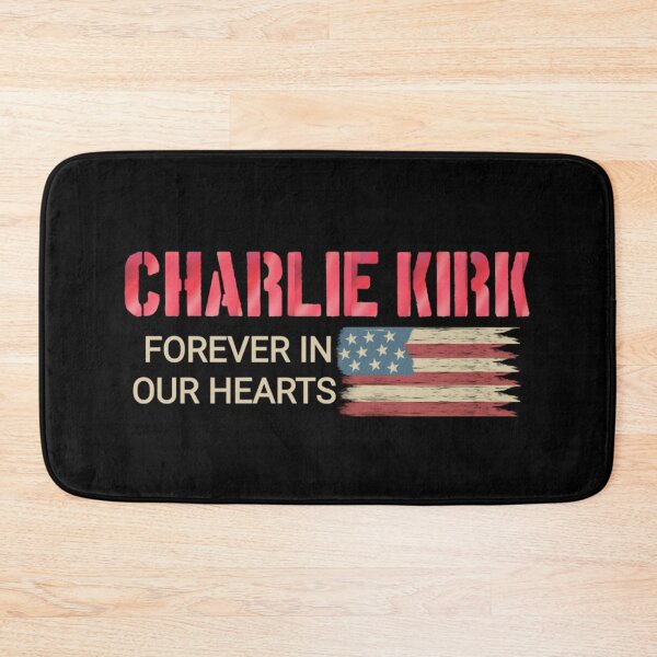 Item preview, Charlie Kirk forever in our hearts USA designed and sold by MononokeArts.