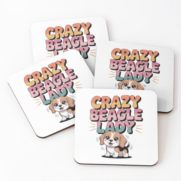 Item preview, Crazy Beagle Lady designed and sold by graphic-genie.