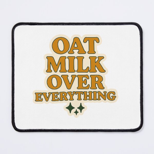 Item preview, Oat Milk Over Everything – Retro Coffee Humor designed and sold by myselftherapy.