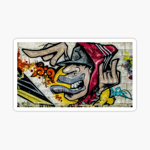 cyprus larnaca graffiti colorful Sticker