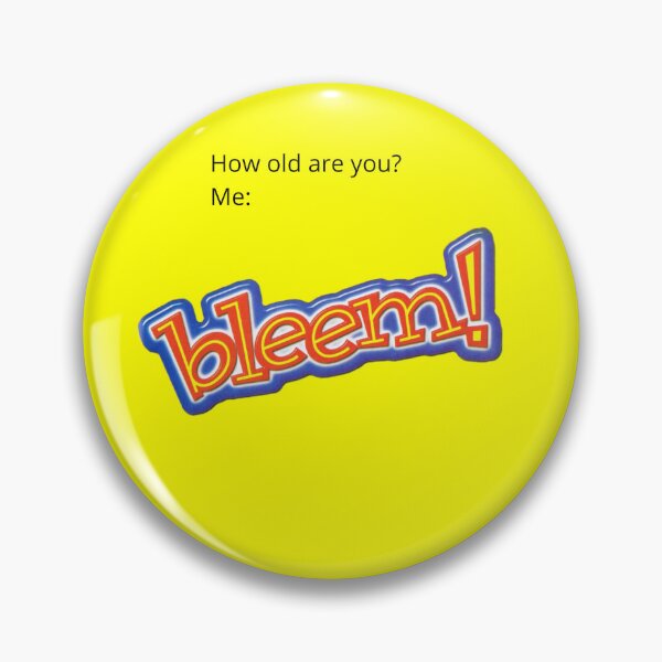Item preview, How Old Are You? Bleem! Retro Emulator Logo Meme designed and sold by GEEK_out.