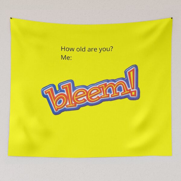 Item preview, How Old Are You? Bleem! Retro Emulator Logo Meme designed and sold by GEEK_out.