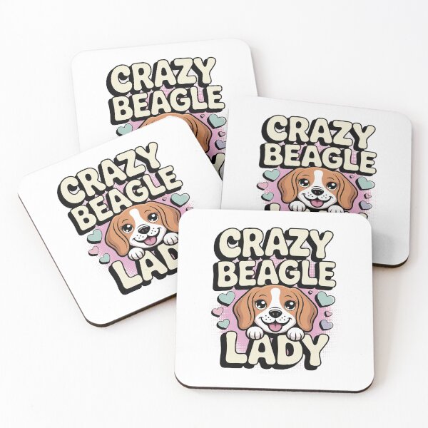 Item preview, Crazy Beagle Lady designed and sold by graphic-genie.