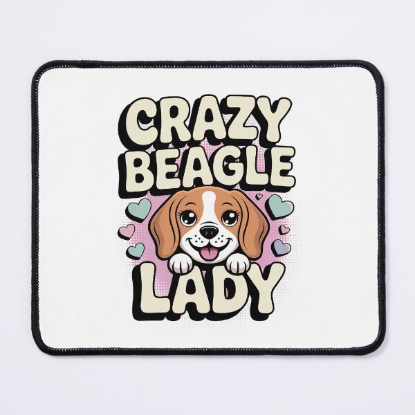 Item preview, Crazy Beagle Lady designed and sold by graphic-genie.