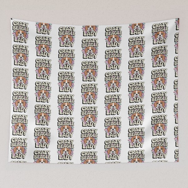 Item preview, Crazy Beagle Lady designed and sold by graphic-genie.