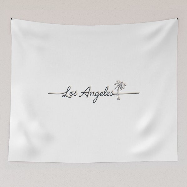 Item preview, Los Angeles Monoline Script — Minimal Palm Line-Art Typography designed and sold by Happyfreedom.