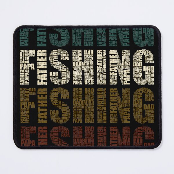 Item preview, Fishing Dad Typography - Gift for Papa and Anglers designed and sold by clickbongski.