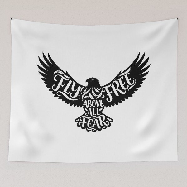 Item preview, Fly Free Above All Fear designed and sold by EdvvinStudios.