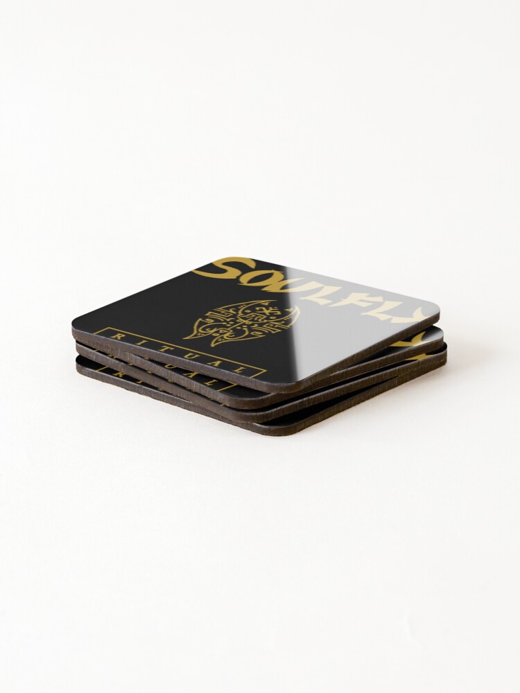 Thumbnail 4 of 5, Coasters (Set of 4), Soulfly Ritual Logo designed and sold by DavidLowe8.