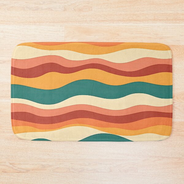 Item preview, Copy of Mid Century Modern Liquid Swirl, Cyan Brown #1 designed and sold by Prints and Lifestyle.