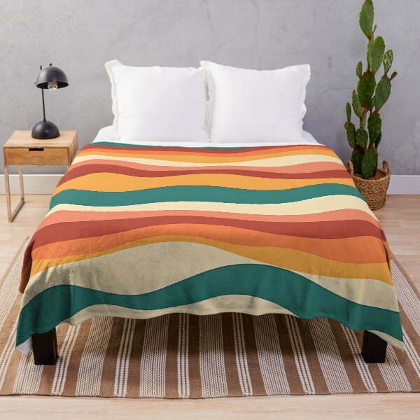 Aperçu de l'œuvre Copie de Mid Century Modern Liquid Swirl, Cyan Brown #1 créée et vendue par Prints and Lifestyle.
