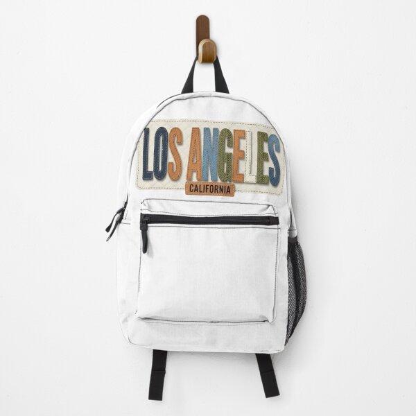Item preview,  Los Angeles Patchwork Typography — Sewn Fabric Lettering Badge designed and sold by Happyfreedom.