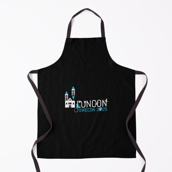 Item preview, Luncon 2025 Liggande Logga Fr Svart Bakgrund designed and sold by ZadiMadibinta87.